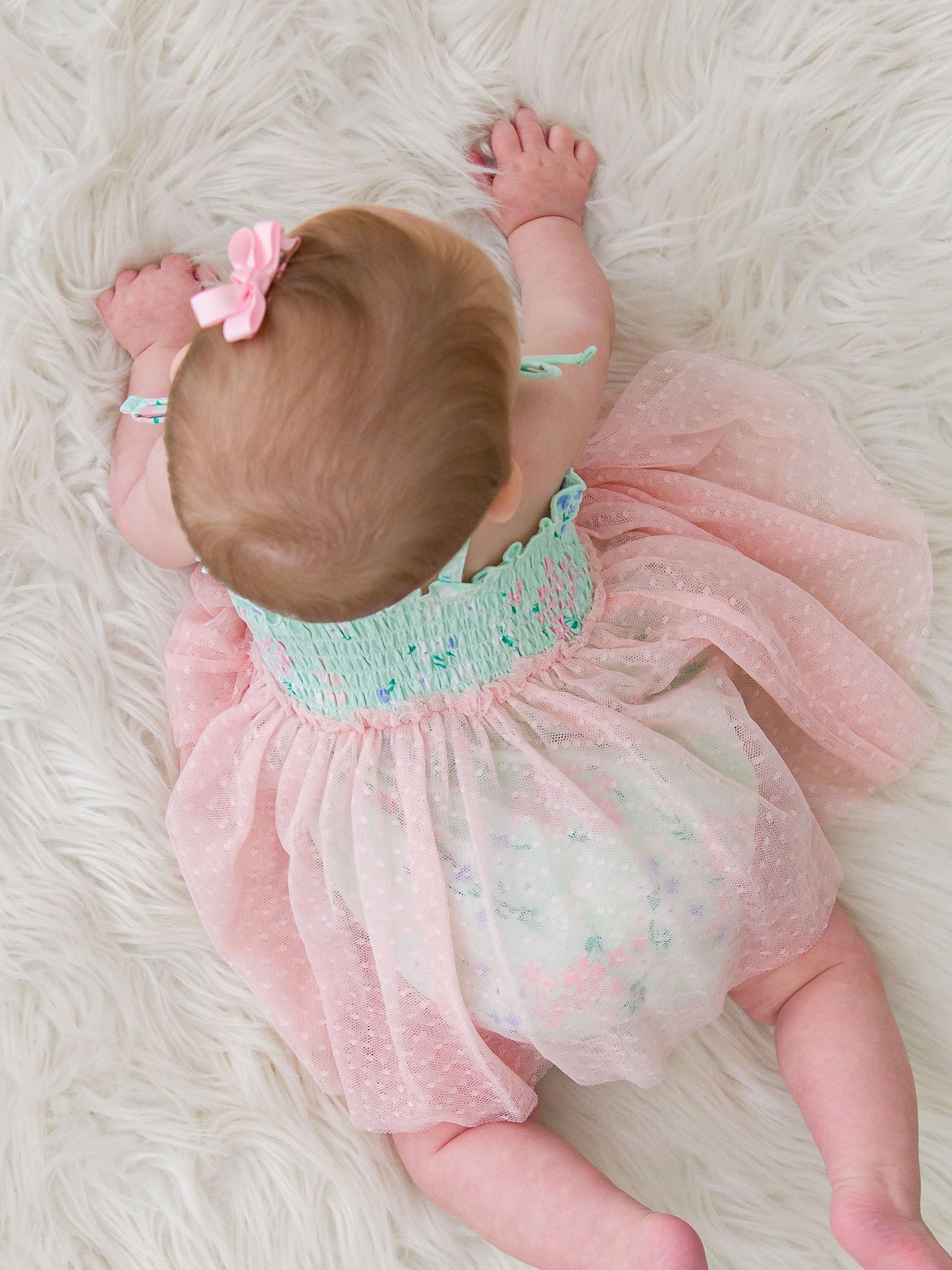 Mint Meadow Tulle Romper