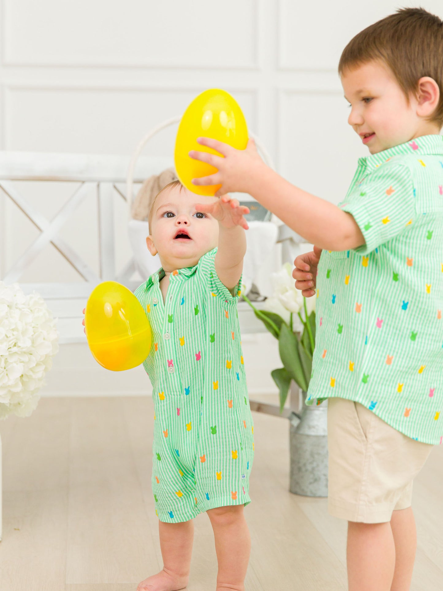 Bunny Stripe Button Down