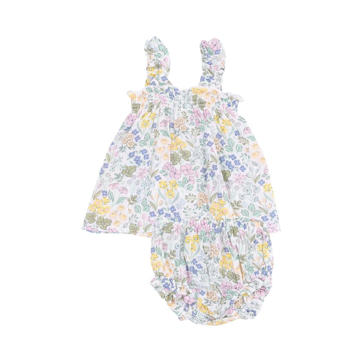 Samantha Floral Dress and Bloomer Set