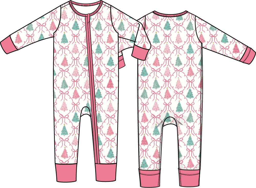 Bow Trellis Tree Convertible Romper