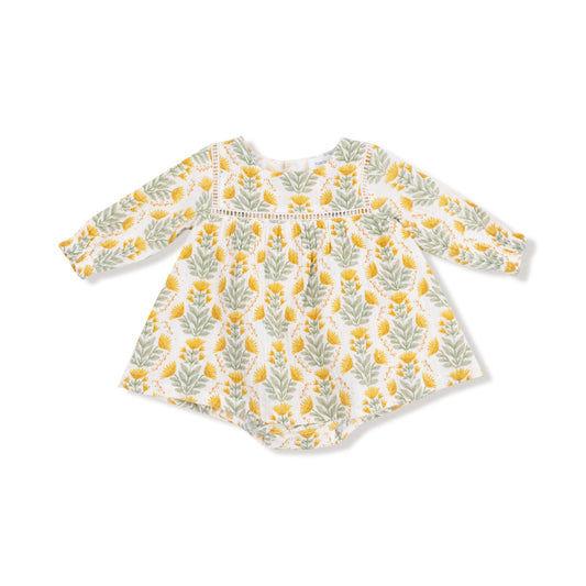 Winter Dandelions Bubble Dress