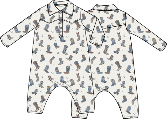 Buckaroo Boots Polo Romper