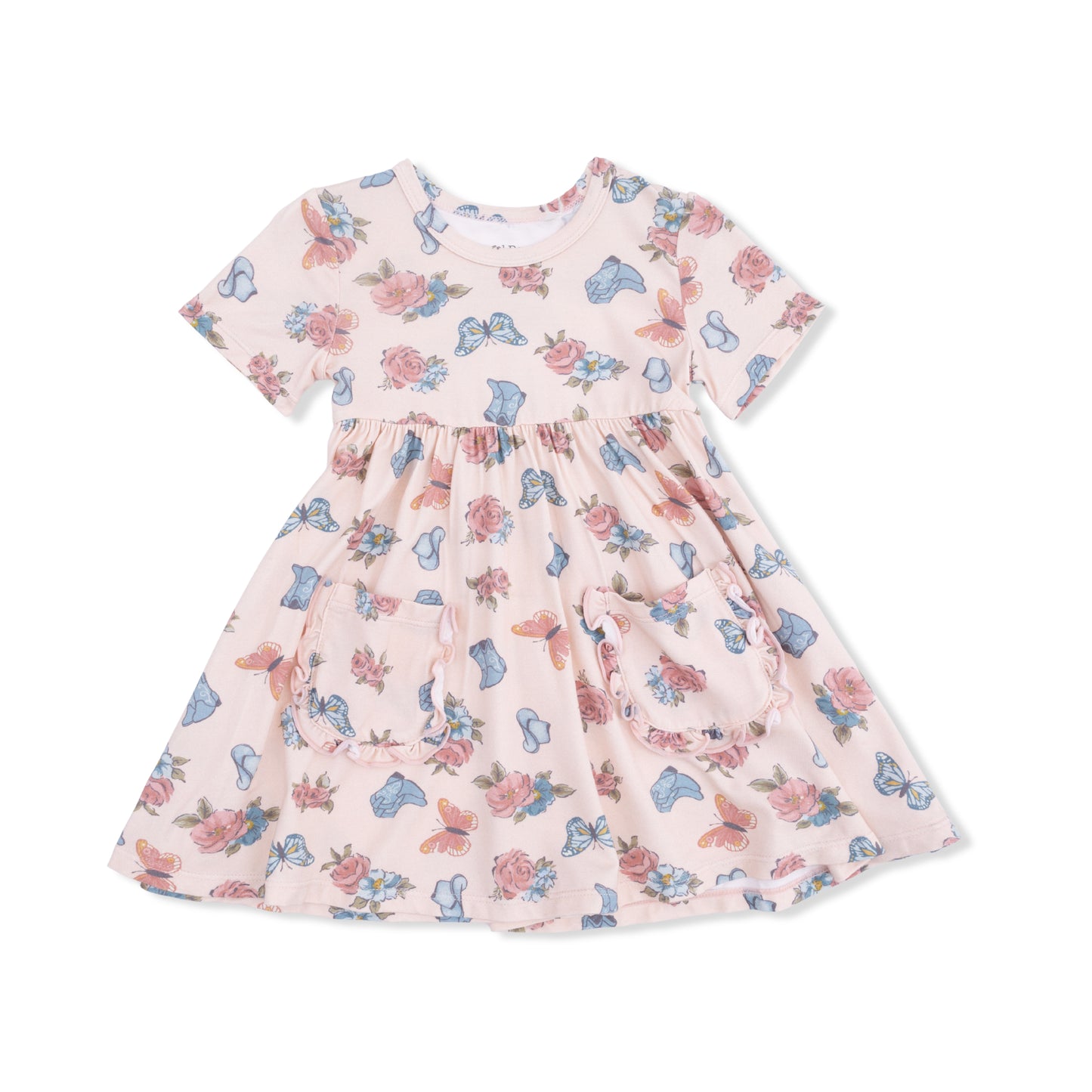 Country Girl Boots Twirl Dress