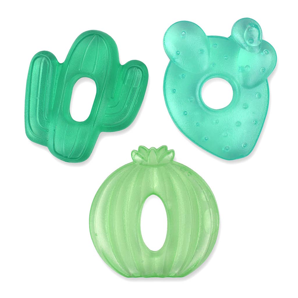 Cutie Coolers™ Water Filled Teethers (3-pack) - cactus