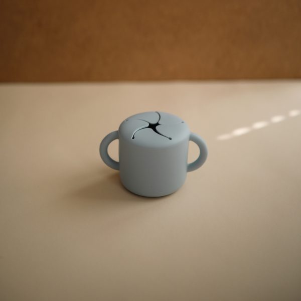 Silicone Snack Cup (powder blue)