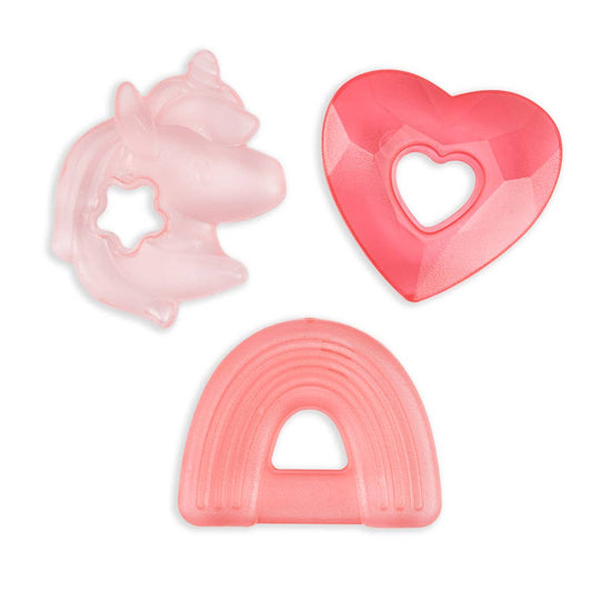 Cutie Coolers™ Water Filled Teethers (3-pack) - unicorn