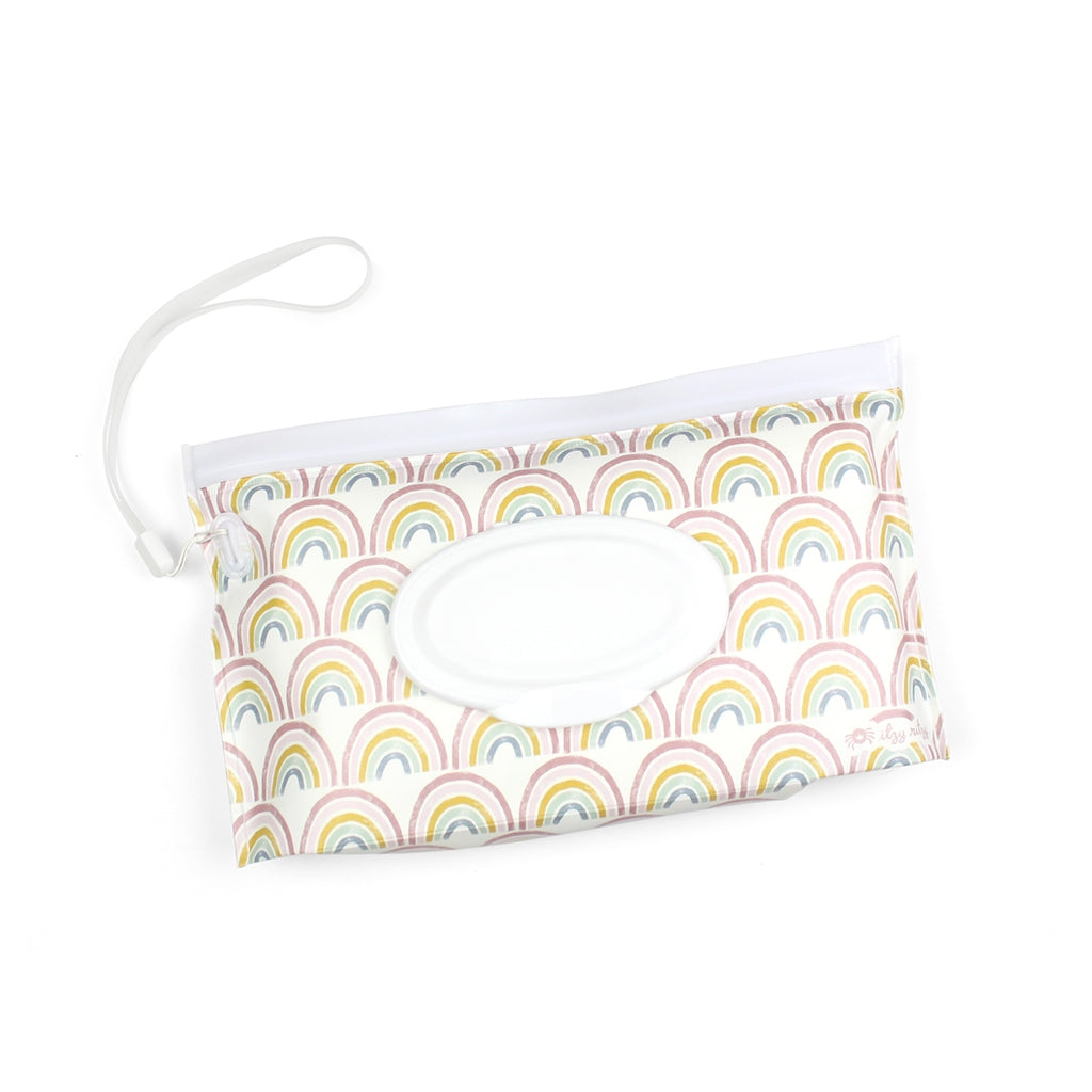 Take and Travel™ Pouch Reusable Wipes Case - rainbow