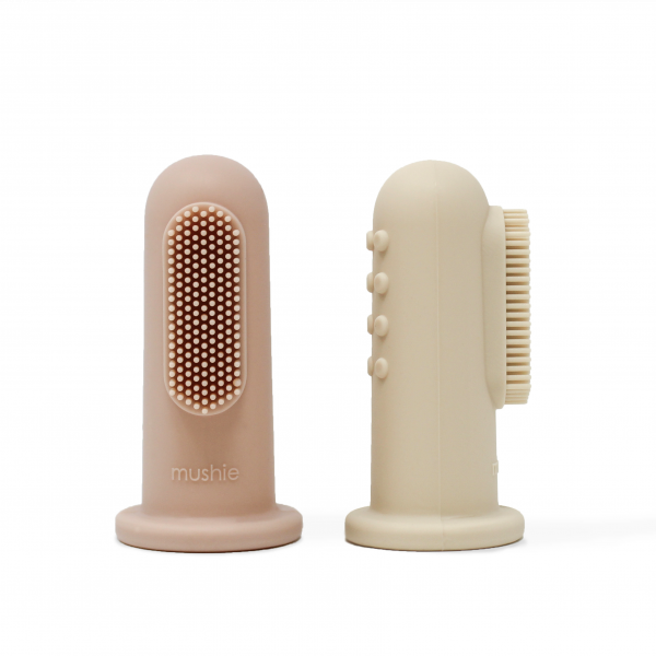 Finger Toothbrush (shifting sand/blush)