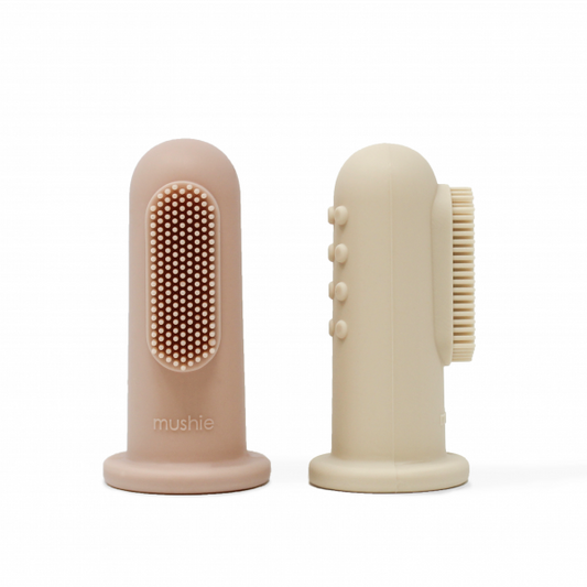 Finger Toothbrush (shifting sand/blush)