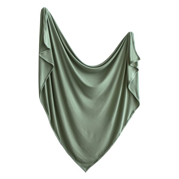 Mushie Stretchy Swaddle - Dried Thyme