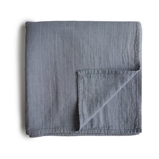 Muslin Swaddle Blanket Organic Cotton - tradewinds