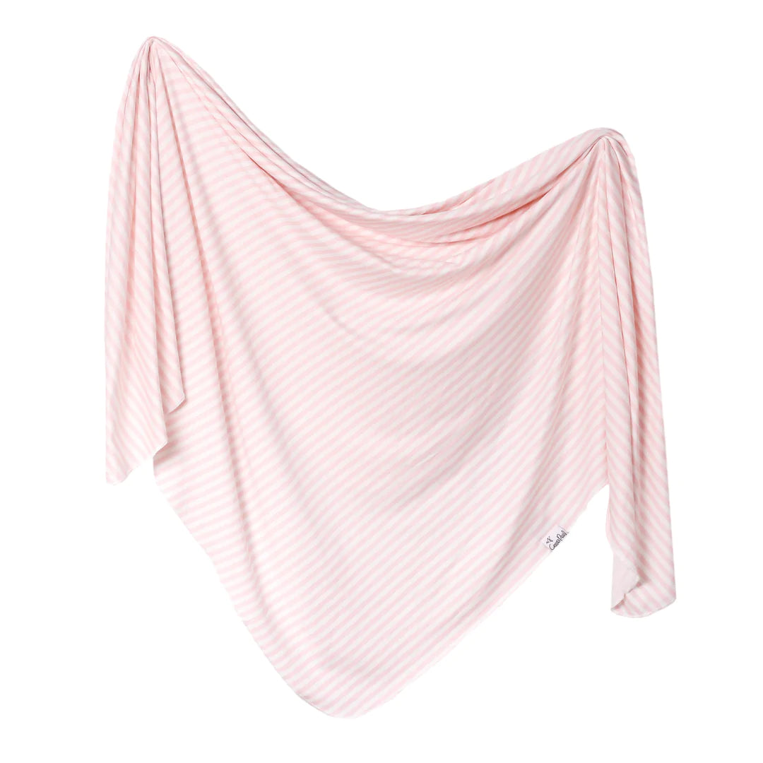 Copper Pearl Knit Swaddle Blanket