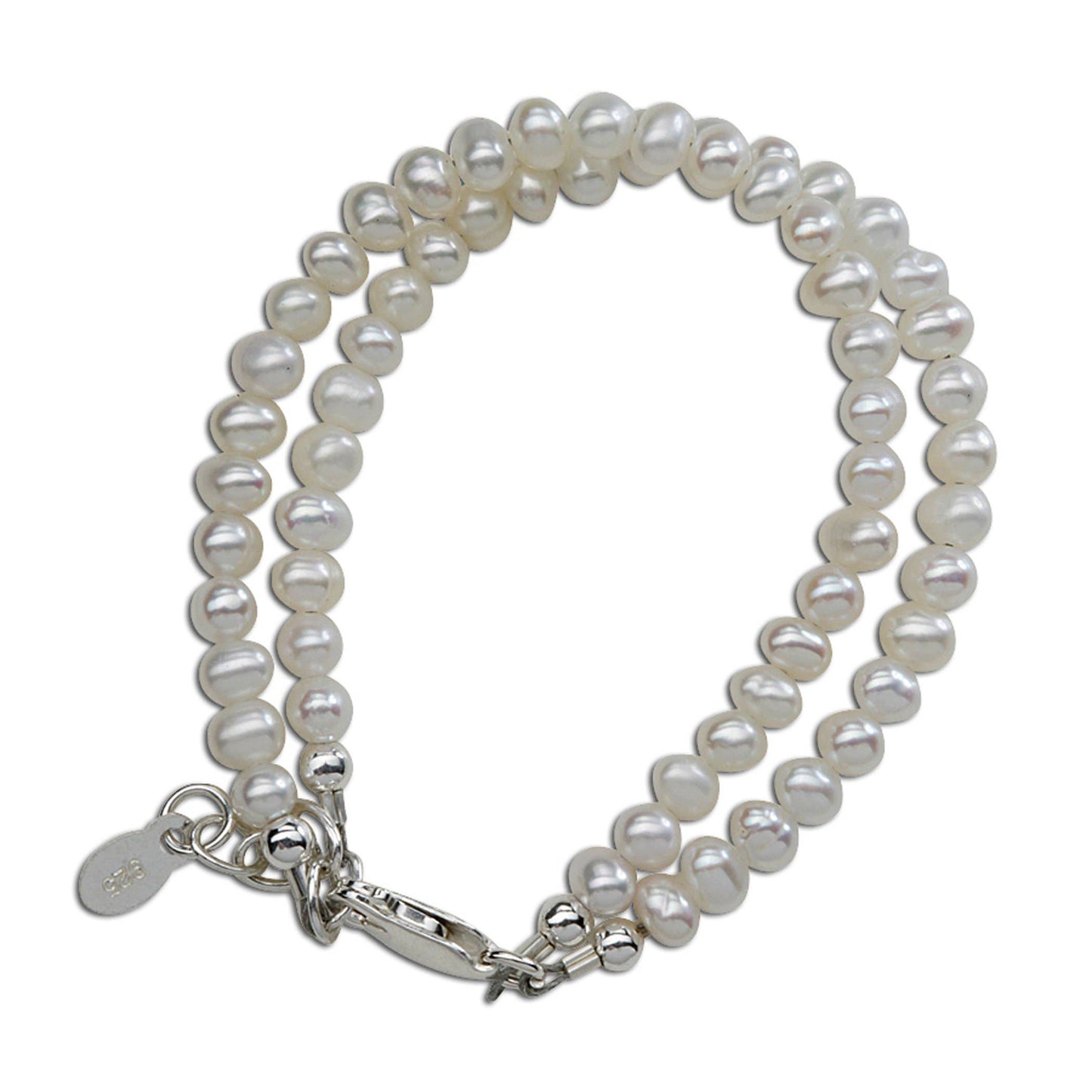Elizabeth - Sterling Silver Double Strand Child's Bracelet