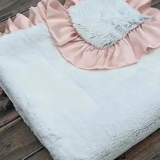 Frost Pink Receiving Blanket
