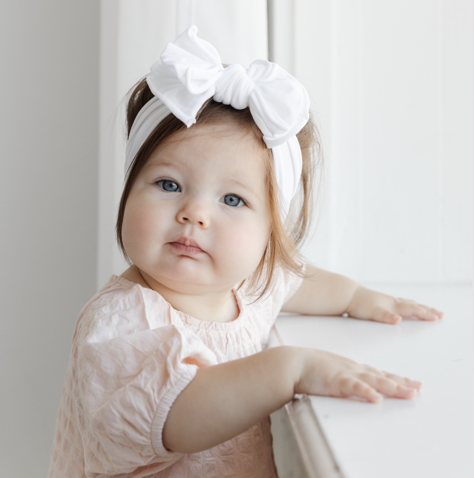 FAB-BOW-LOUS Headband-white