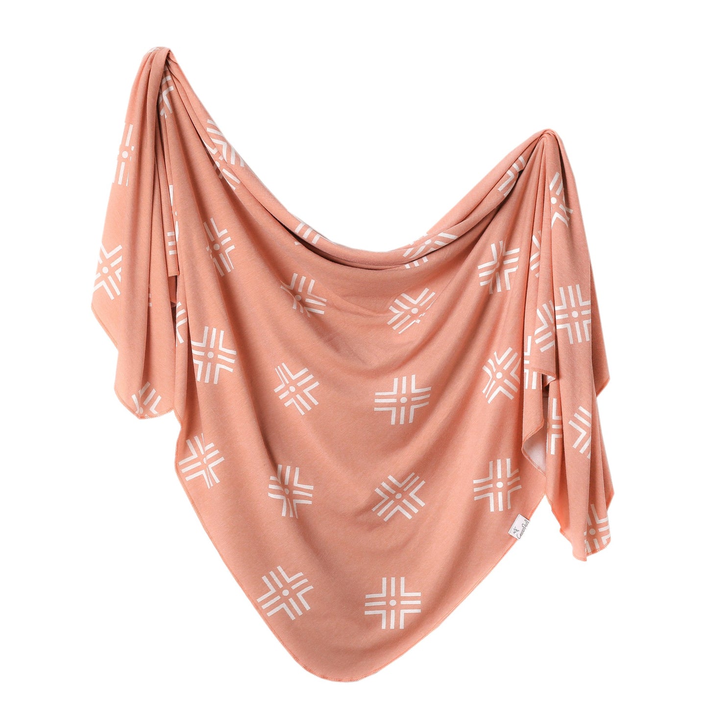 Copper Pearl Knit Swaddle Blanket