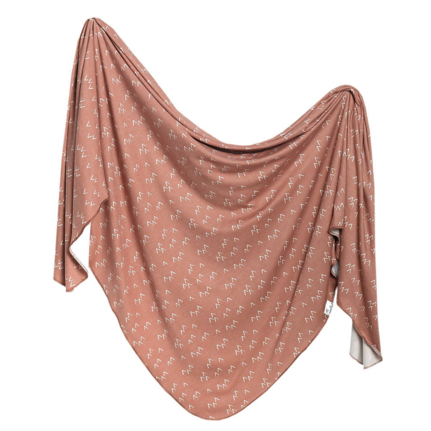 Copper Pearl Knit Swaddle Blanket