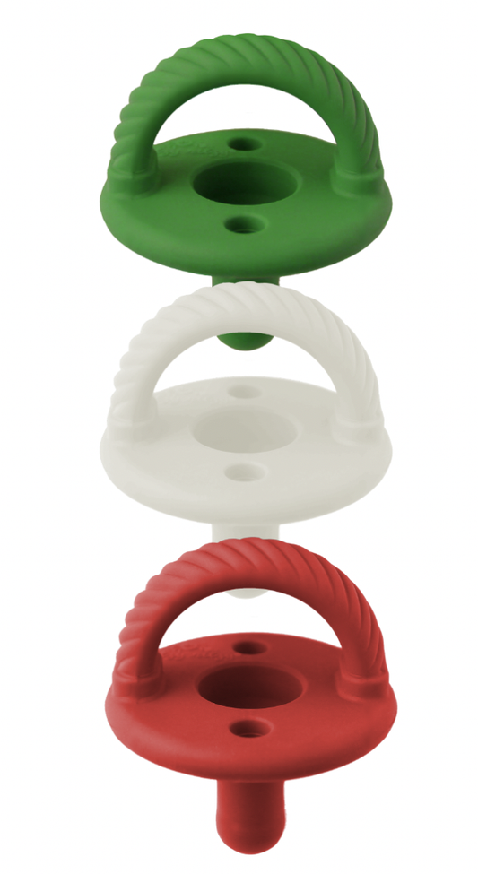 Sweetie Soother™ Cable Pacifier Set of 3 Holiday